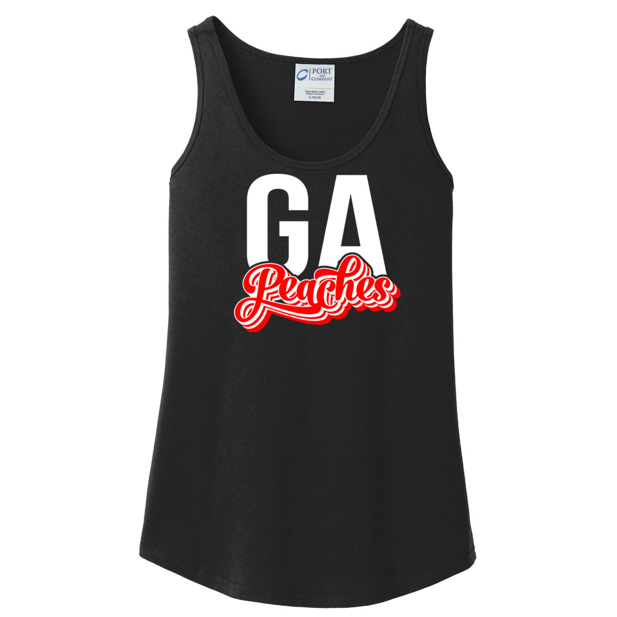 Peaches - GA Peaches Script Stacked Retro (Tee/Tank/Drifit/Hoodie/Sweatshirt)
