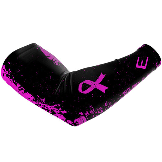 Pink Splattered Breast Cancer Arm Sleeve - Southern Grace Creations