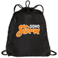 SOHO - Cinch Backpack with SOHO STORM (DOPESTYLE FONT) - Black (BG810) - Southern Grace Creations