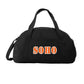 SOHO - Small Dome Duffle Bag with SOHO (Stencil Font) - Black (BG818) - Southern Grace Creations