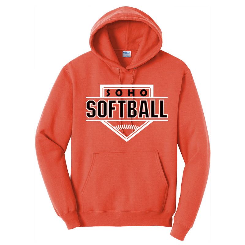 Un sweat à capuche zippé de Baseball pour homme