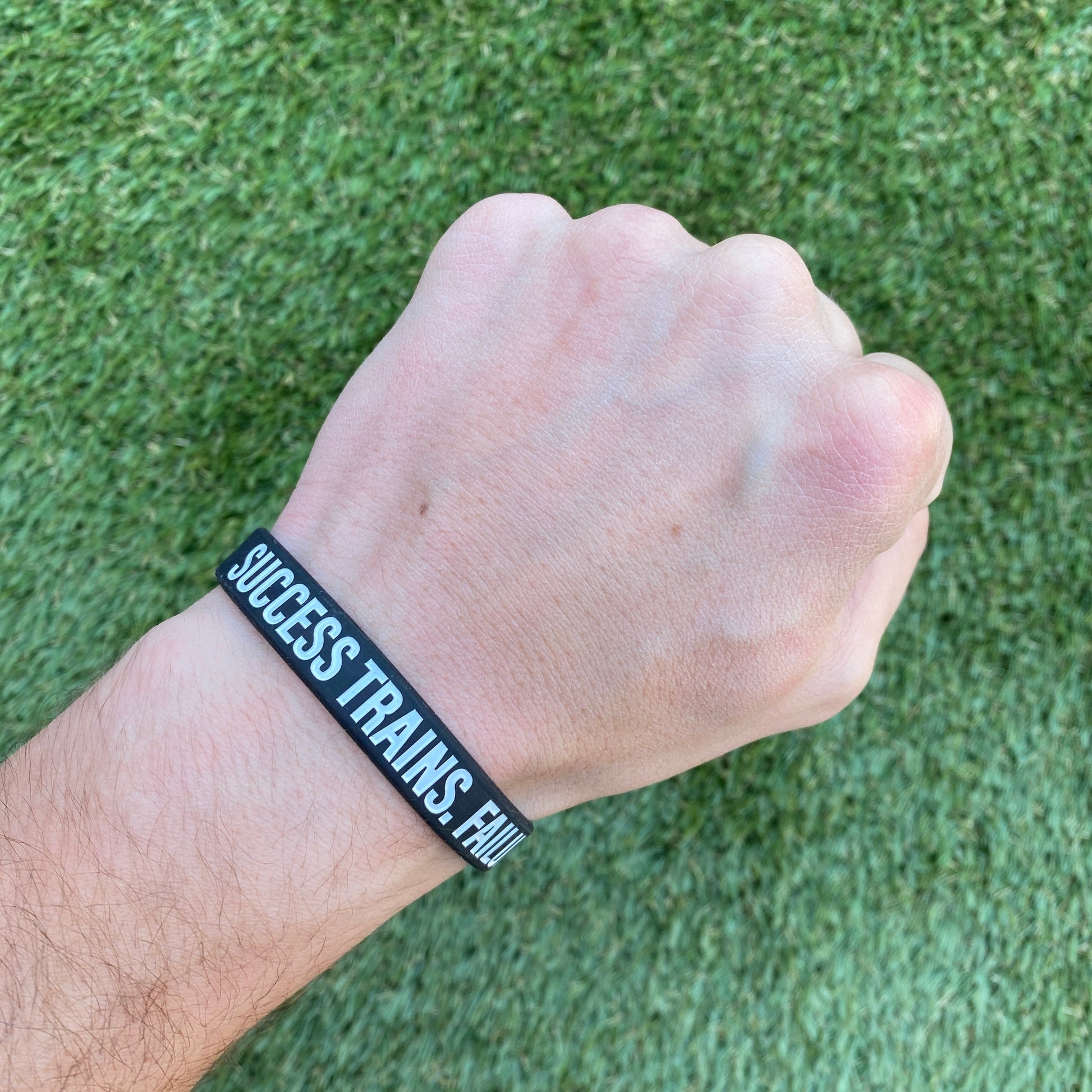 SUCCESS TRAINS. FAILURE COMPLAINS. Wristband - Southern Grace Creations