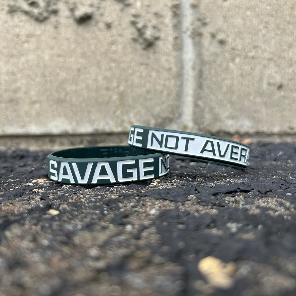 SAVAGE NOT AVERAGE Wristband - Southern Grace Creations