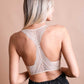 Seamless Front Lace Racerback Bralette - Southern Grace Creations