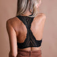 Seamless Front Lace Racerback Bralette - Southern Grace Creations