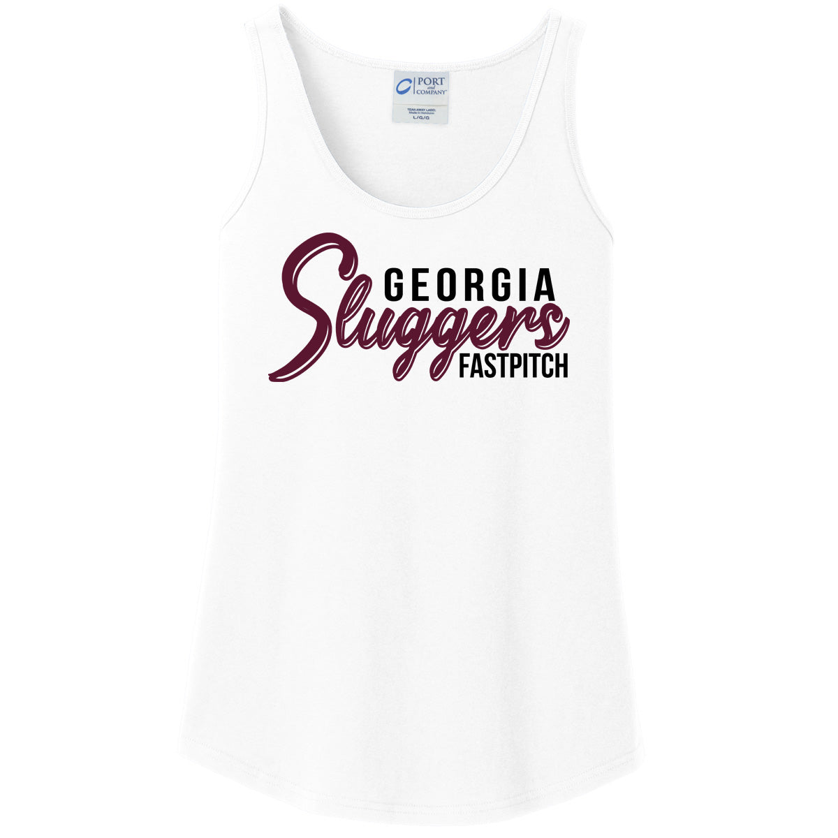 Sluggers - Georgia Sluggers Fastpitch Balloman - White (Tee/Tank/Drifit/Hoodie/Sweatshirt)