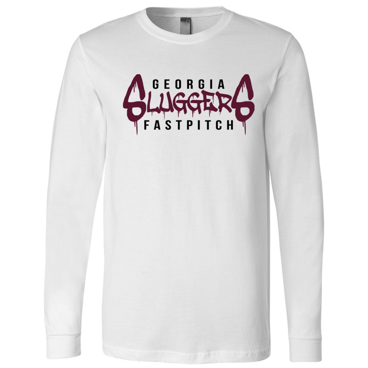 Sluggers - Georgia Sluggers Fastpitch Dripping - White (Tee/Tank/Drifit/Hoodie/Sweatshirt)