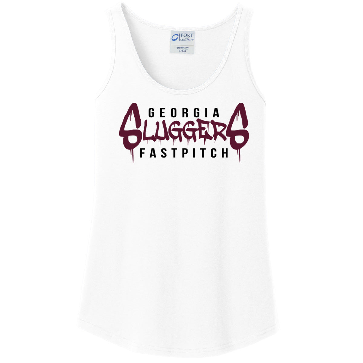 Sluggers - Georgia Sluggers Fastpitch Dripping - White (Tee/Tank/Drifit/Hoodie/Sweatshirt)
