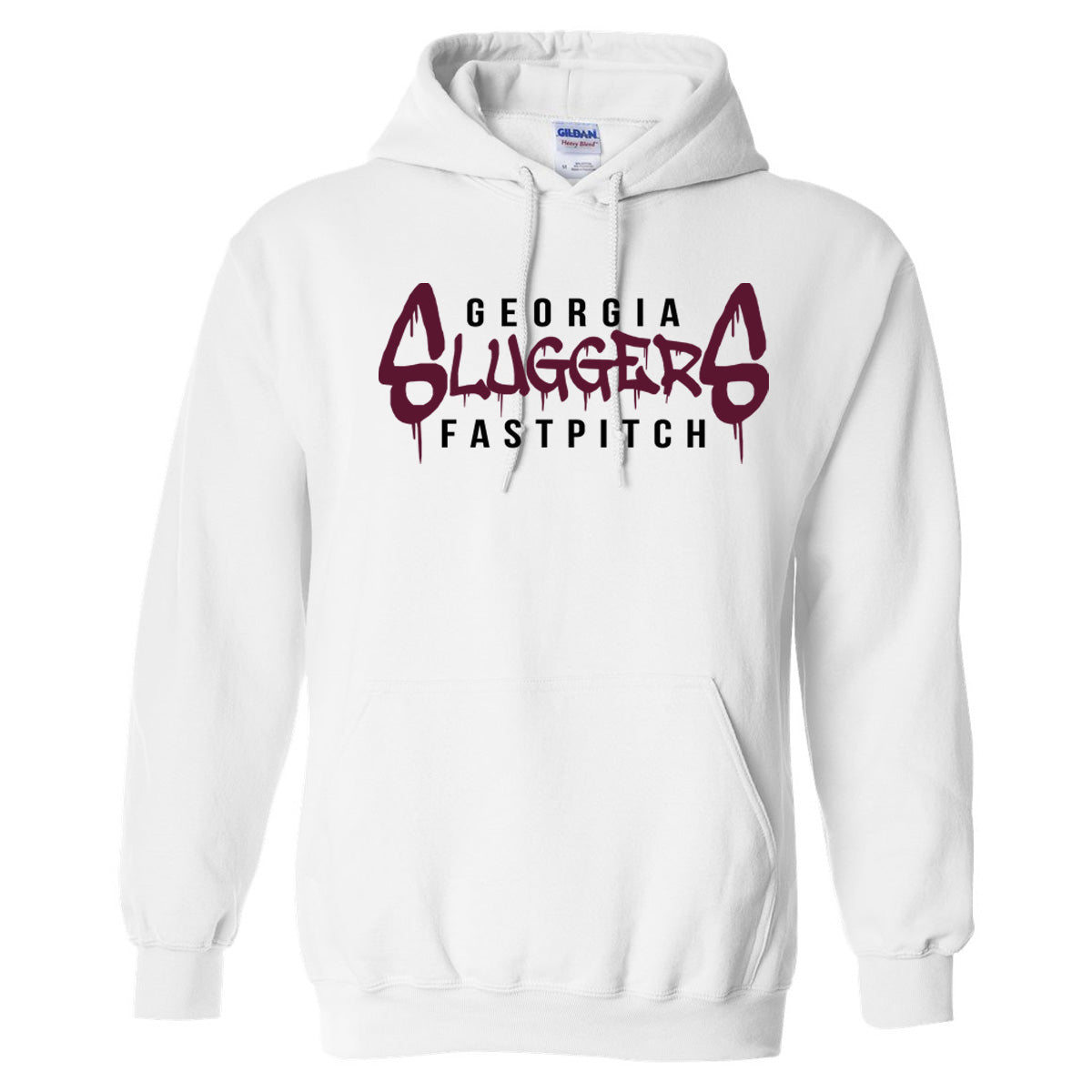 Sluggers - Georgia Sluggers Fastpitch Dripping - White (Tee/Tank/Drifit/Hoodie/Sweatshirt)