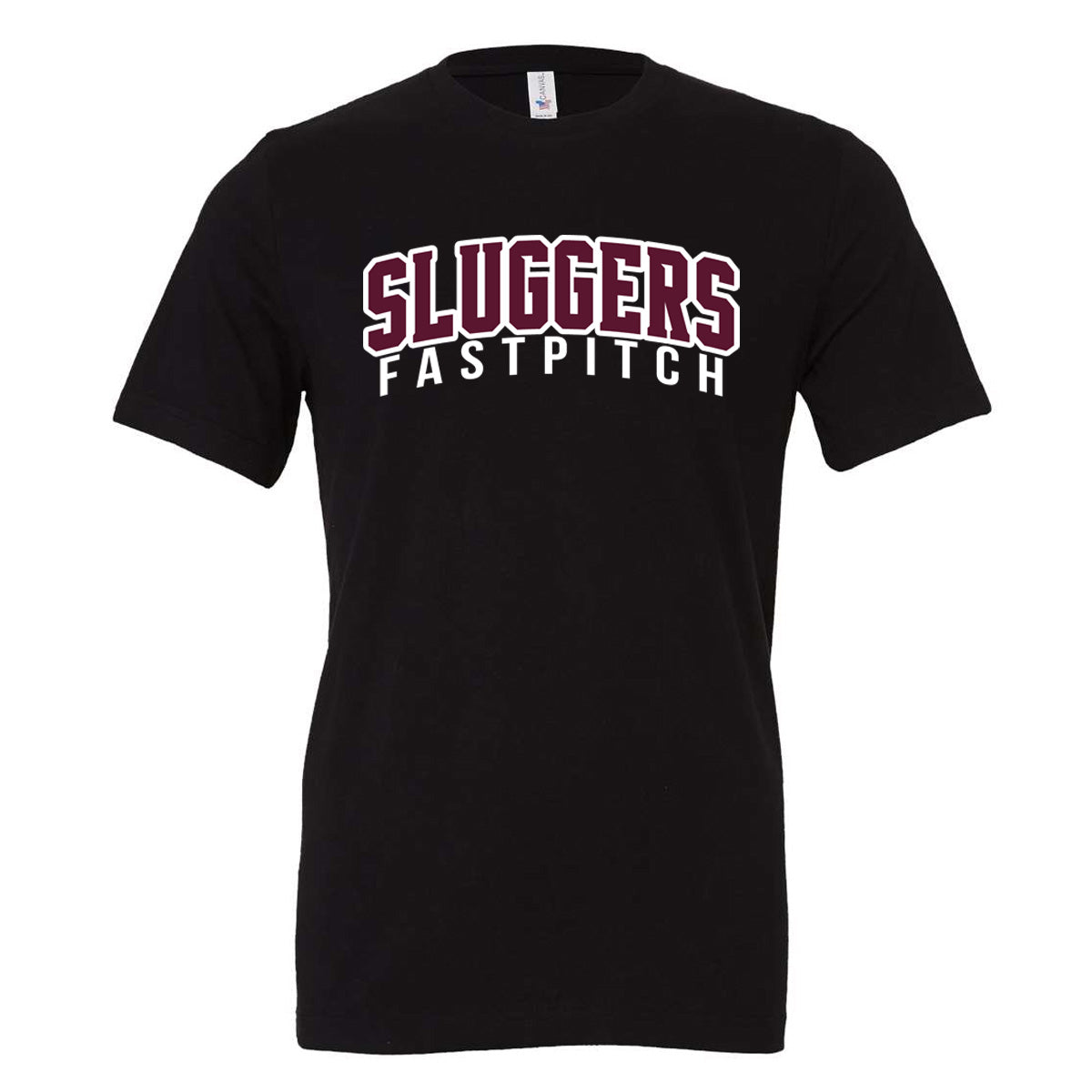 Sluggers - Sluggers Fastpitch Curved - Black (Tee/Tank/Hoodie/Sweatshirt)