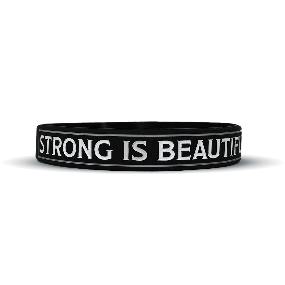 STRONG IS BEAUTIFUL Wristband - Southern Grace Creations