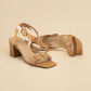 TREATY-S BUCKLE SANDAL HEELS - Southern Grace Creations