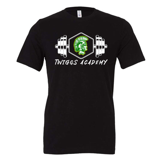 Twiggs Academy - Dumbbell Trojan Twiggs Academy - Black (Tee/Drifit/Hoodie/Sweatshirt) - Southern Grace Creations