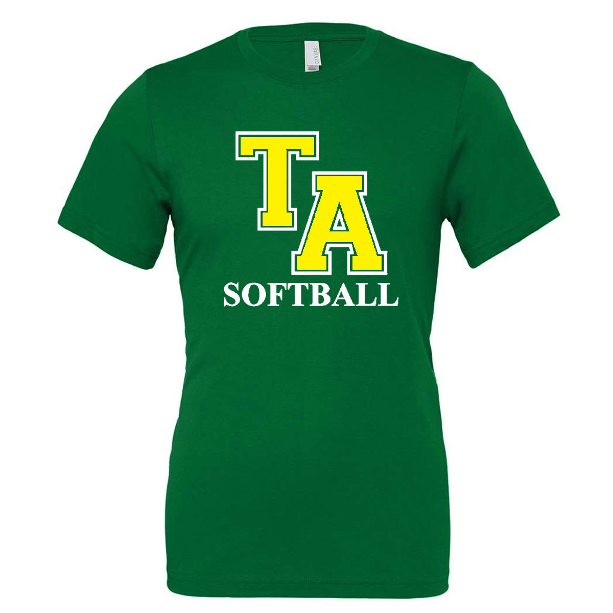Twiggs Academy - TA Softball Full Front - Kelly (Tee/Drifit/Hoodie/Sweatshirt) - Southern Grace Creations