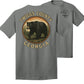 Twiggs County - Bear in Circle with Woods - Comfort Color Short Sleeves - Grey (1717)