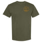 Twiggs County - Bear with Orange Circle - Comfort Color Short Sleeves - Sage (1717)