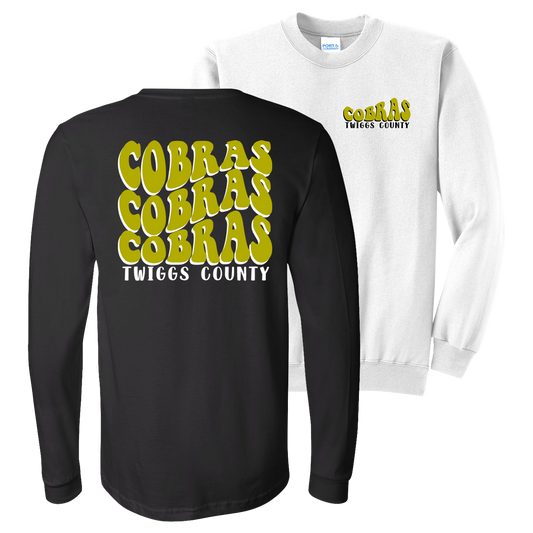 •Twiggs County - Cobras Cobras Cobras Bubble Retro Wave (Tee/Drifit/Hoodie/Sweatshirt)