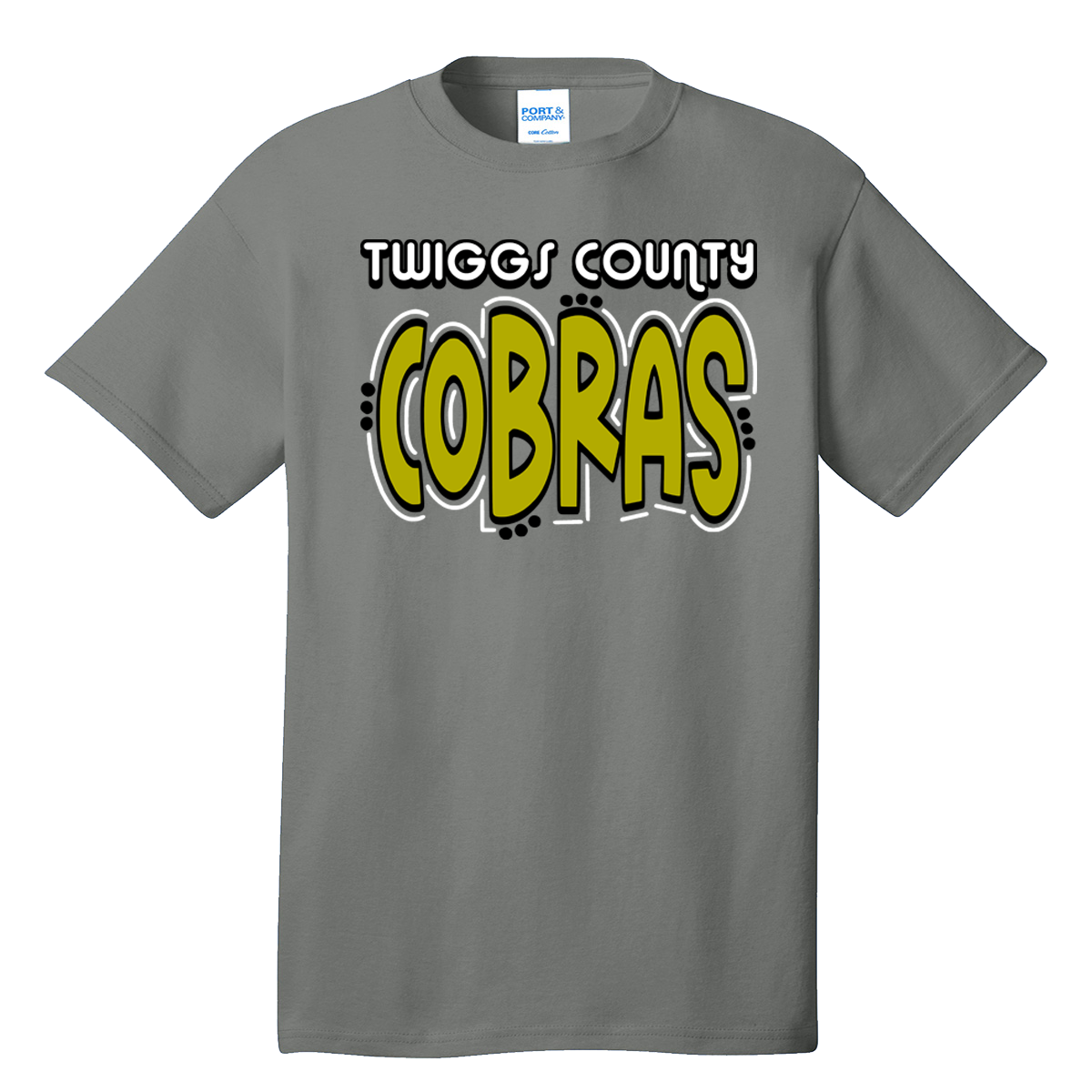 •Twiggs County - Cobras Doodle Letters (Tee/Drifit/Hoodie/Sweatshirt)