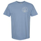 Twiggs County - Georgia with Flag and Twiggs County - Comfort Color Short Sleeves - Washed Denim (1717)
