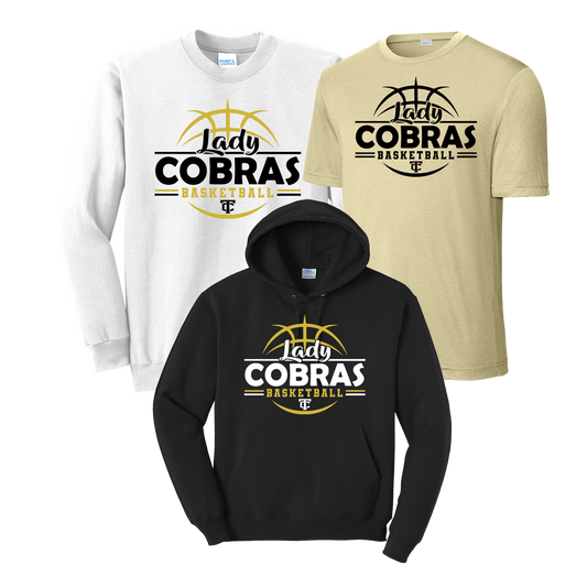 •Twiggs County - Lady Cobras Basketball Stripes (Tee/Drifit/Hoodie/Sweatshirt)