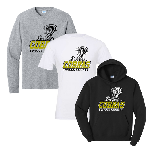 •Twiggs County - Striking Cobra Full Body Cobras (Tee/Drifit/Hoodie/Sweatshirt)