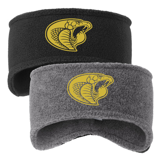 •Twiggs County - Cobra Head (Gold) - Stretch Fleece Headband (C910)