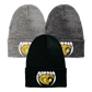 •Twiggs County - Cobras Pointed Cobra Head (White/Gold) - Chore Beanie (VL10)