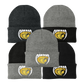 •Twiggs County - Cobras Pointed Cobra Head (White/Gold) - Knit Cap (CP90)