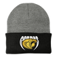 •Twiggs County - Cobras Pointed Cobra Head (White/Gold) - Knit Cap (CP90)