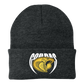 •Twiggs County - Cobras Pointed Cobra Head (White/Gold) - Knit Cap (CP90)
