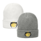 •Twiggs County - Lady Cobras Pointed Cobra Head (Black/Gold) - Fleece-Lined Knit Cap (CP90L)