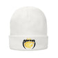 •Twiggs County - Lady Cobras Pointed Cobra Head (Black/Gold) - Fleece-Lined Knit Cap (CP90L)