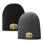 •Twiggs County - Lady Cobras Pointed Cobra Head (White/Gold) - Fleece-Lined Beanie Cap (CP91L)