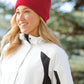 •Twiggs County - Lady Cobras Pointed Cobra Head (White/Gold) - Fleece-Lined Knit Cap (CP90L)