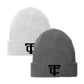 •Twiggs County - TC (Black) - Chunky Knit Beanie (C958)