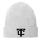 •Twiggs County - TC (Black) - Chunky Knit Beanie (C958)