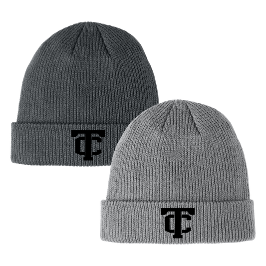 •Twiggs County - TC (Black) - Cozy Cuffed Beanie (C977)