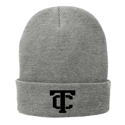 •Twiggs County - TC (Black) - Fleece-Lined Knit Cap (CP90L)