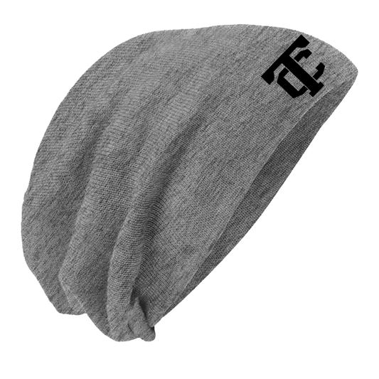 •Twiggs County - TC (Black) - Slouch Beanie (DT618)