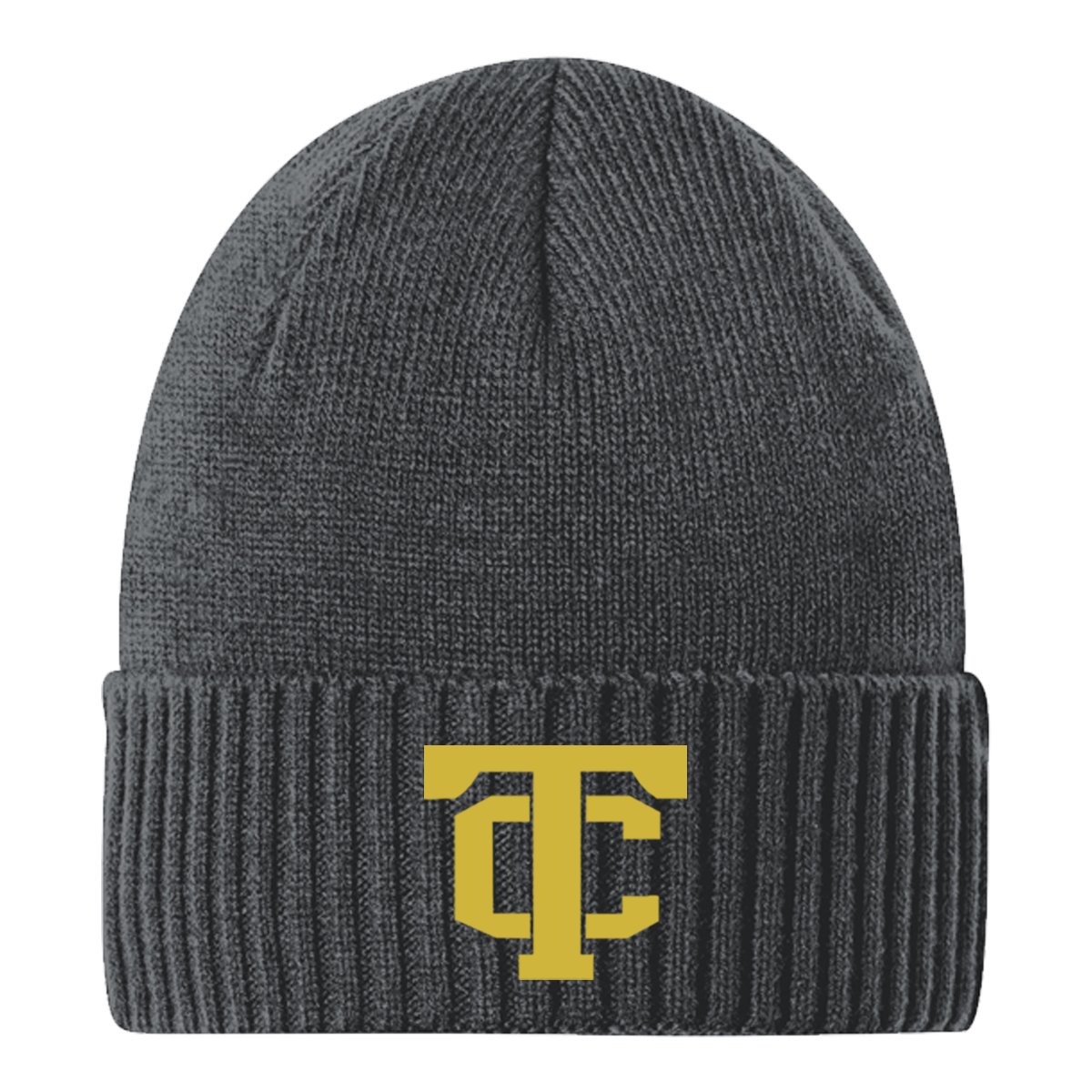 •Twiggs County - TC (Gold) - Rib Knit Cuff Beanie (C951)
