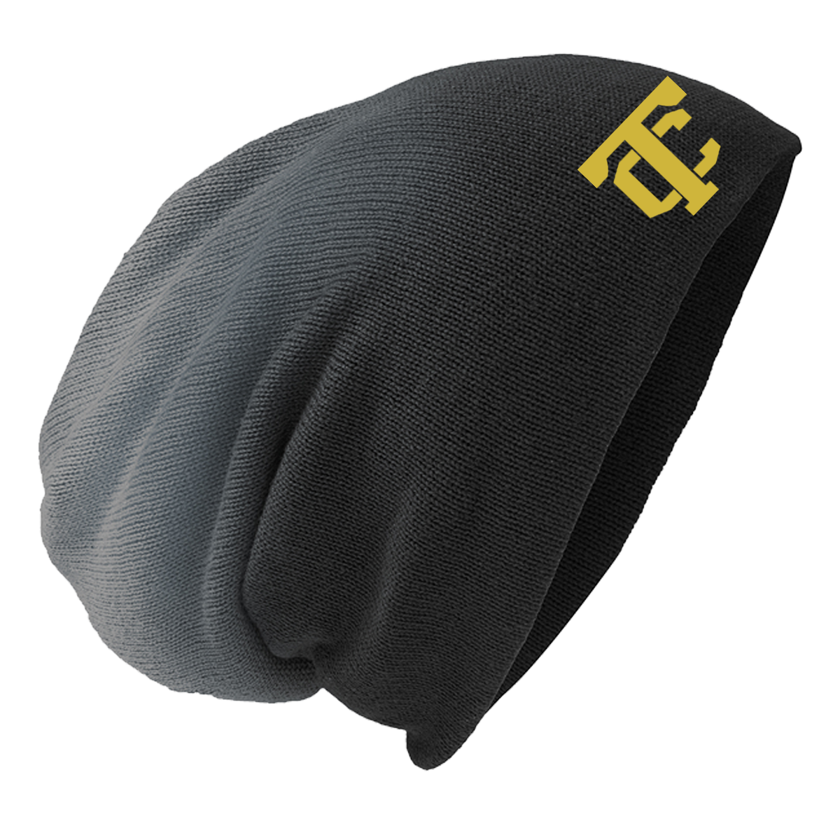 •Twiggs County - TC (Gold) - Slouch Beanie (DT618)