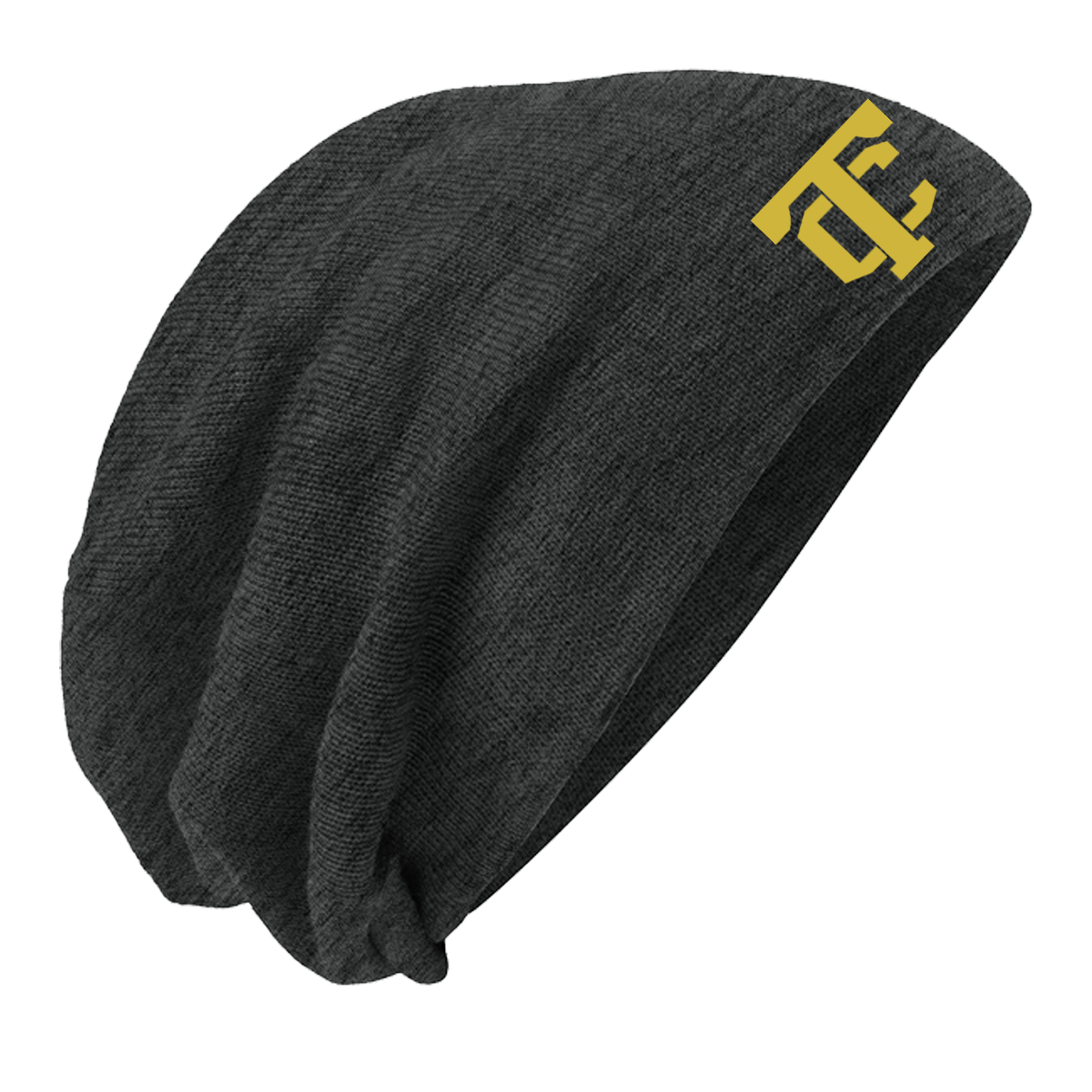•Twiggs County - TC (Gold) - Slouch Beanie (DT618)
