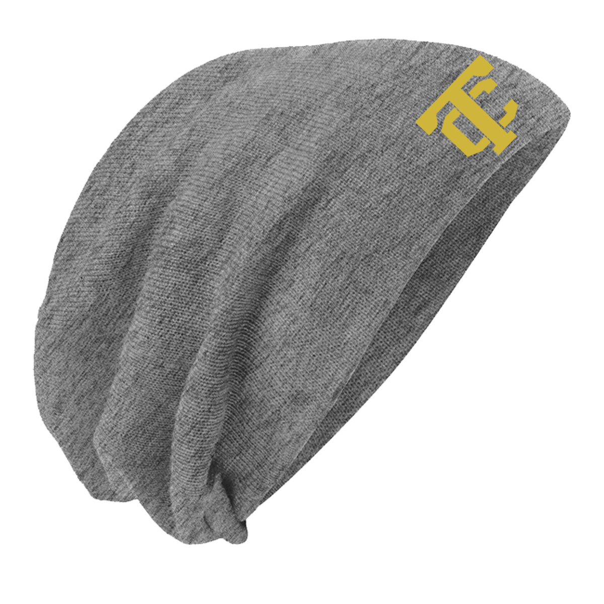 •Twiggs County - TC (Gold) - Slouch Beanie (DT618)