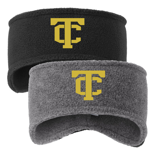 •Twiggs County - TC (Gold) - Stretch Fleece Headband (C910)