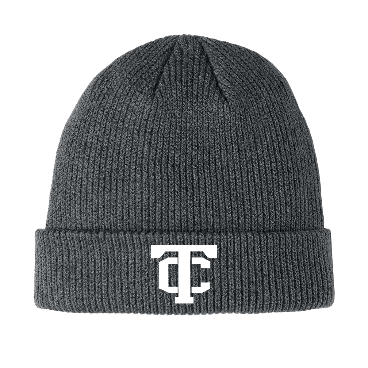 •Twiggs County - TC (White) - Cozy Cuffed Beanie (C977)