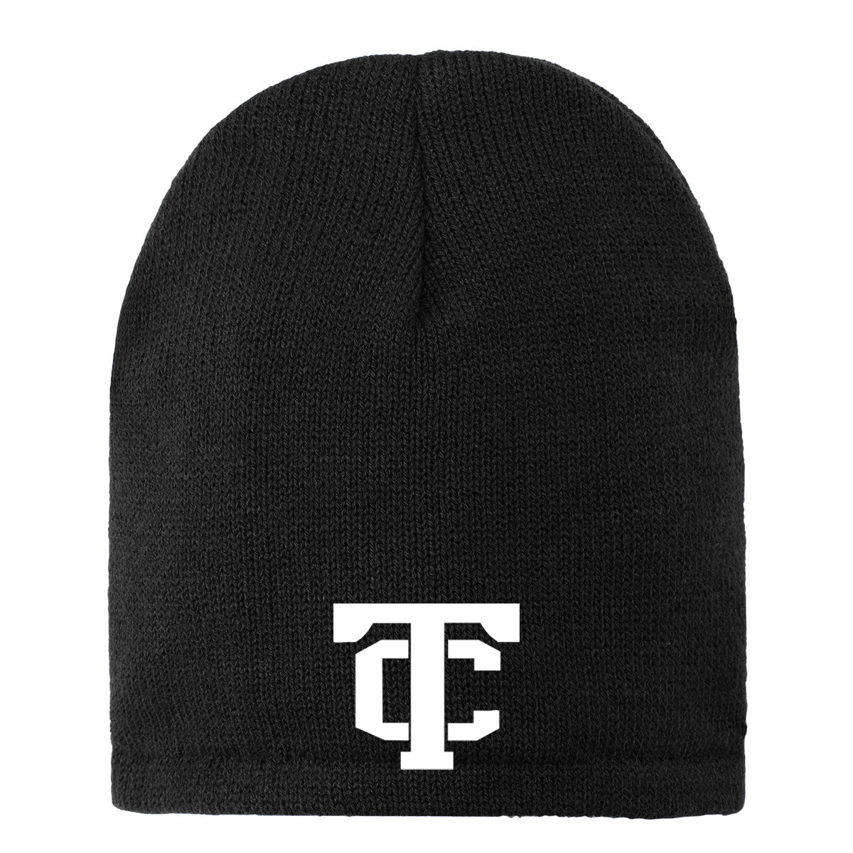 •Twiggs County - TC (White) - Fleece-Lined Beanie Cap (CP91L)