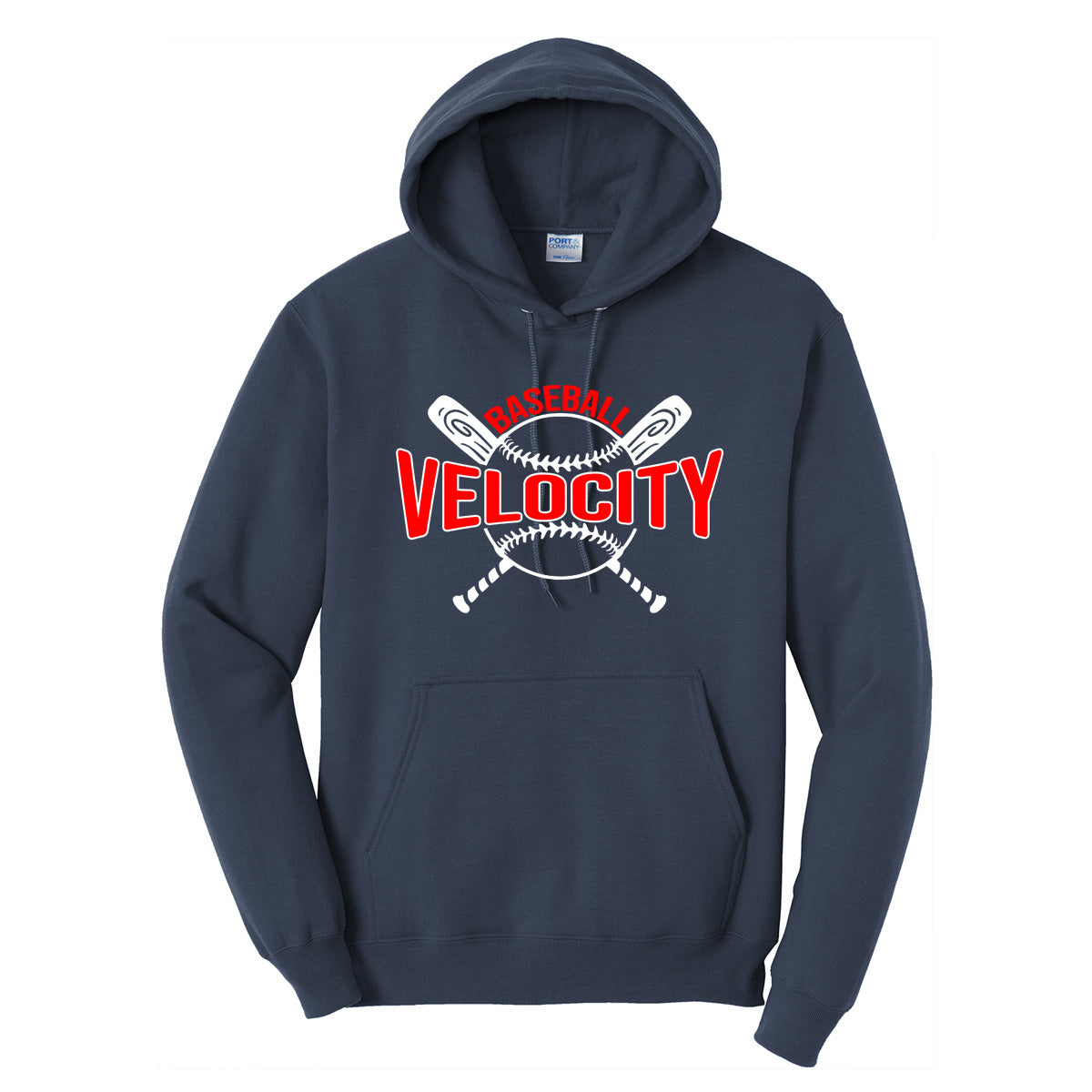 Velo BB - Baseball Velocity Bats and Ball - Navy (Tee/Drifit/Hoodie/Sweatshirt) - Southern Grace Creations