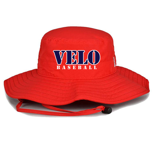 Velo BB - The Game Ultralight Booney with VELO Baseball (Stencil Font) - Red (GB400) - Southern Grace Creations