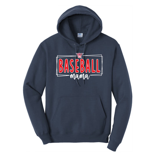 Velo BB - V Baseball Mama Box - Navy (Tee/Drifit/Hoodie/Sweatshirt) - Southern Grace Creations