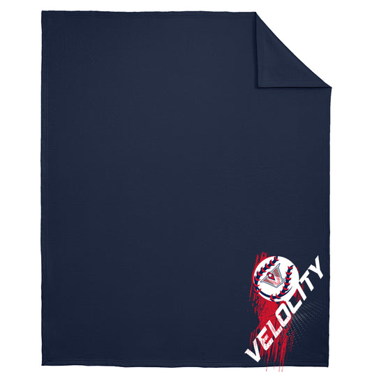 Velo BB - Velocity Streak Fleece Sweatshirt Blanket - Navy (BP78) - Southern Grace Creations